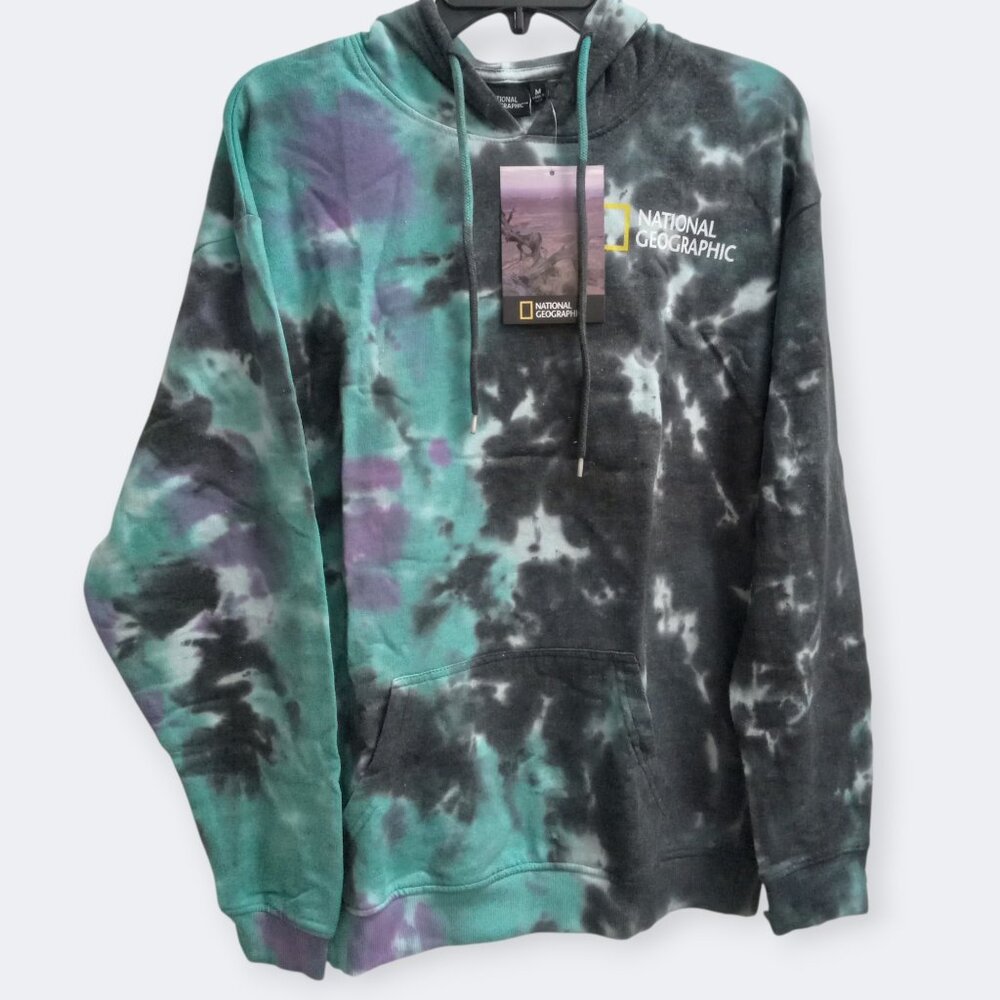 National Geographic New Mexico Multicolor Tie Dye Hoodie Size M
